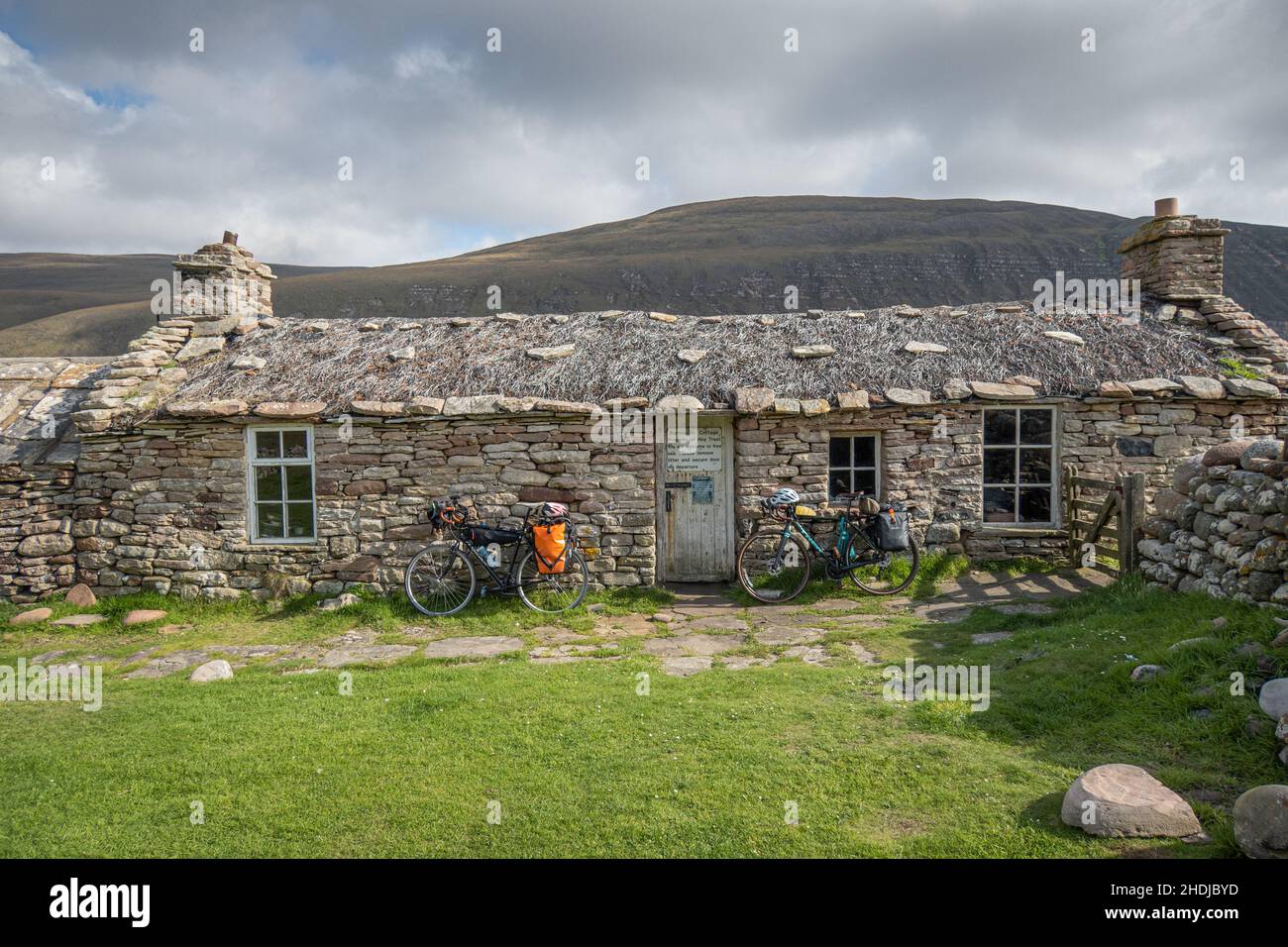 The Bothy at Rathwick Bay, Hoy, Orkney Stock Photo