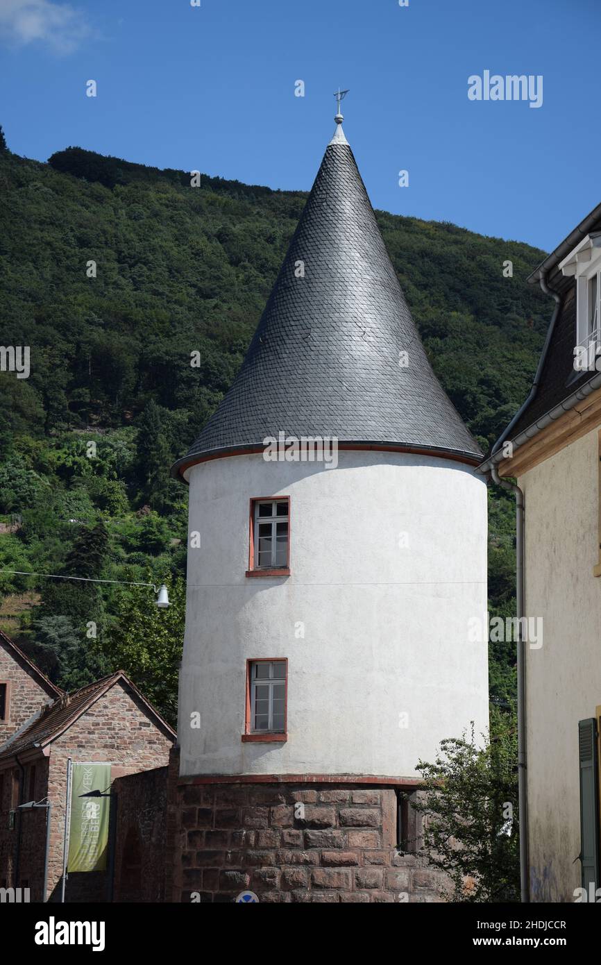 corner tower, marstall, corner towers, marstalls Stock Photo