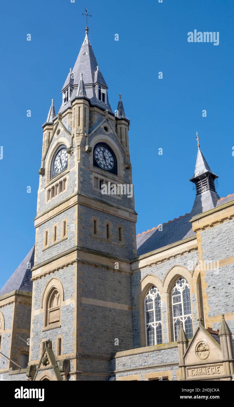 Rhyl Town Hall, Wellington Road, Rhyl, Denbighshire, North Wales, Wales, UK Stock Photo