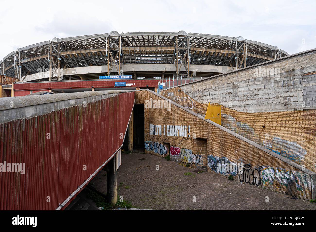 Napoli stadium outside hi-res stock photography and images - Alamy