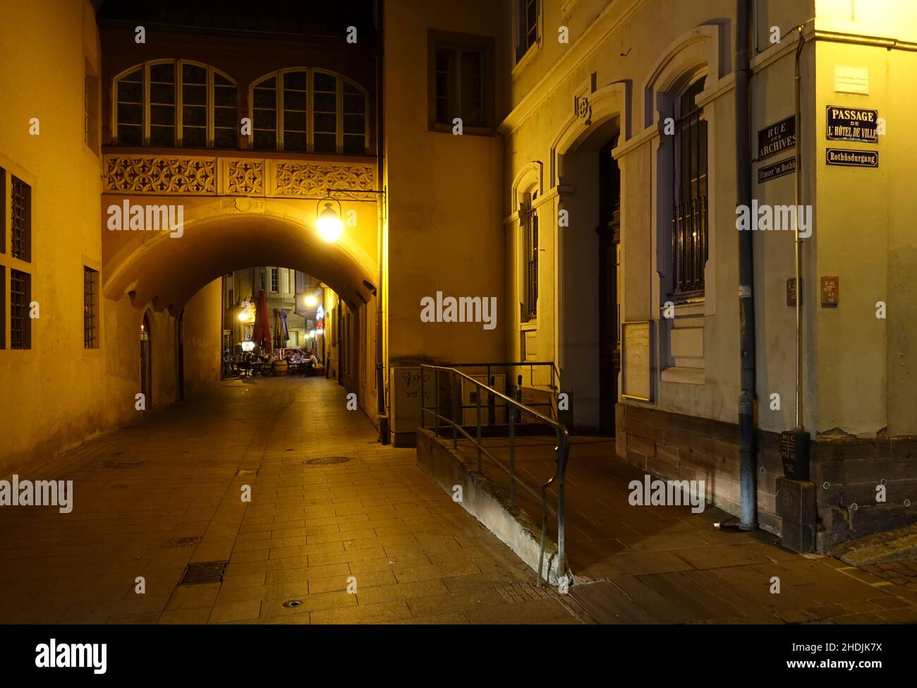 alley, mulhouse, alleys, mulhouses Stock Photo