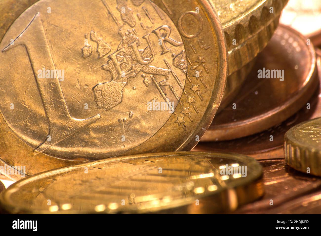 money, euro, change, 1 euro, bucks, currency, moneys, conversion, convert, one  euro Stock Photo - Alamy