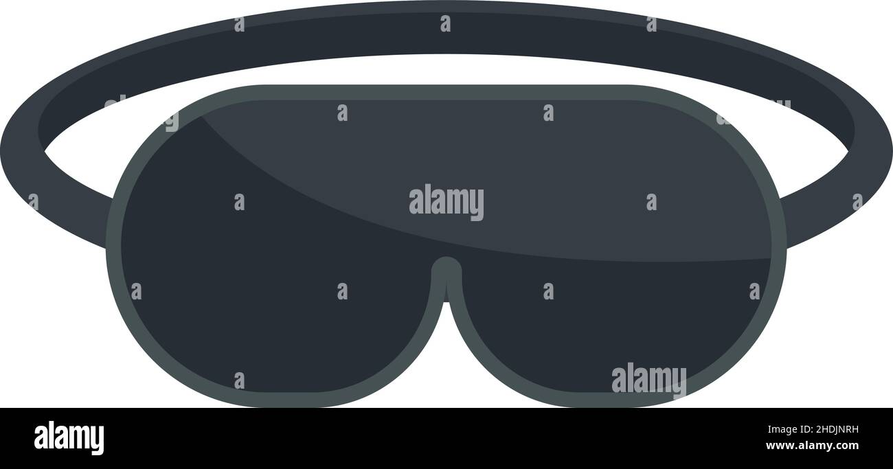 Sleeping mask icon. Flat illustration of Sleeping mask vector icon isolated on white background Stock Vector