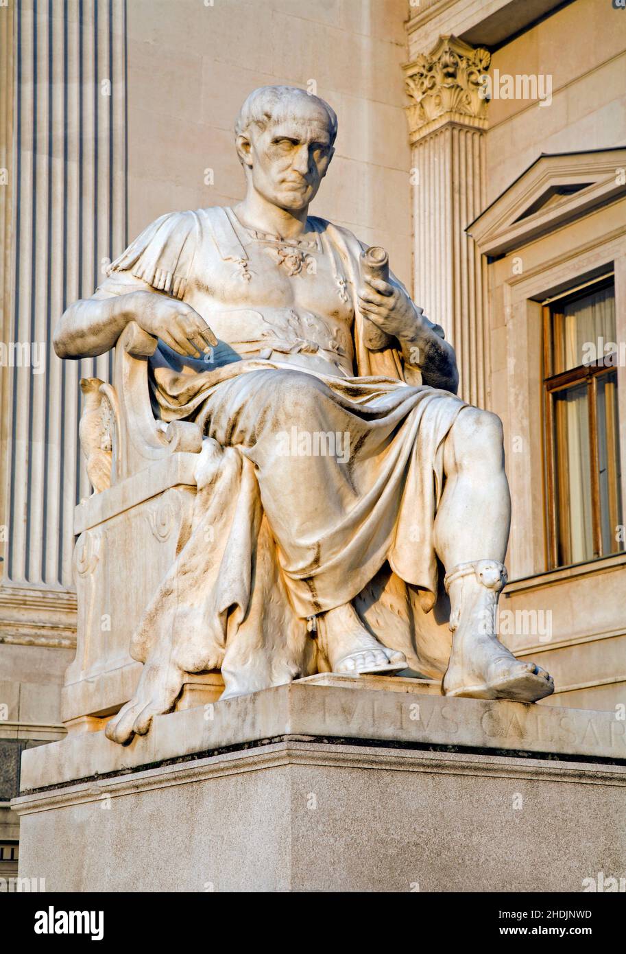 statue, julius caesar, statues Stock Photo