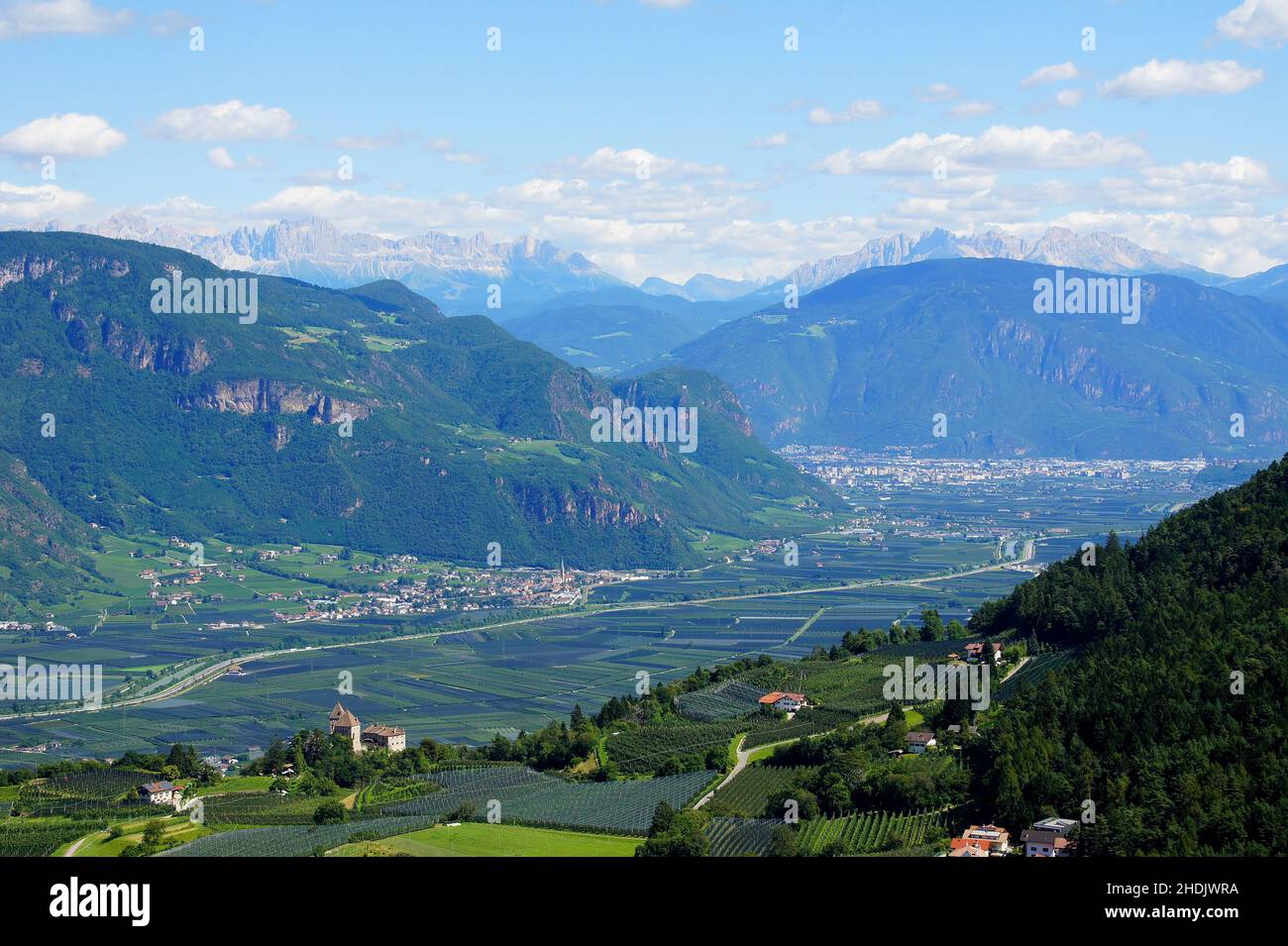 south tyrol, terlan, south tyrols Stock Photo