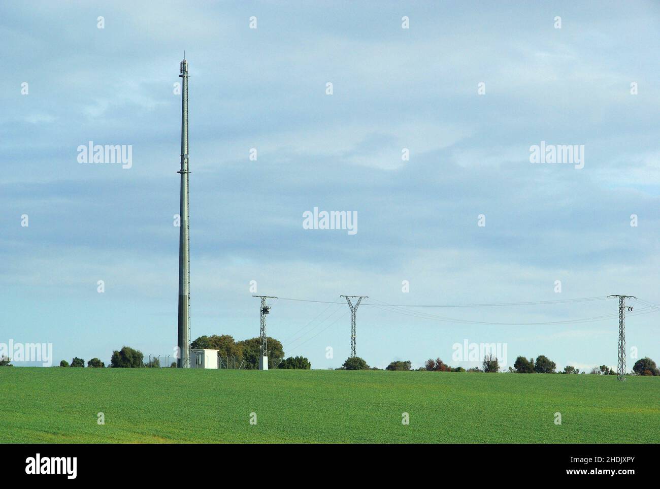 transmission tower, communications tower, transmission towers Stock
