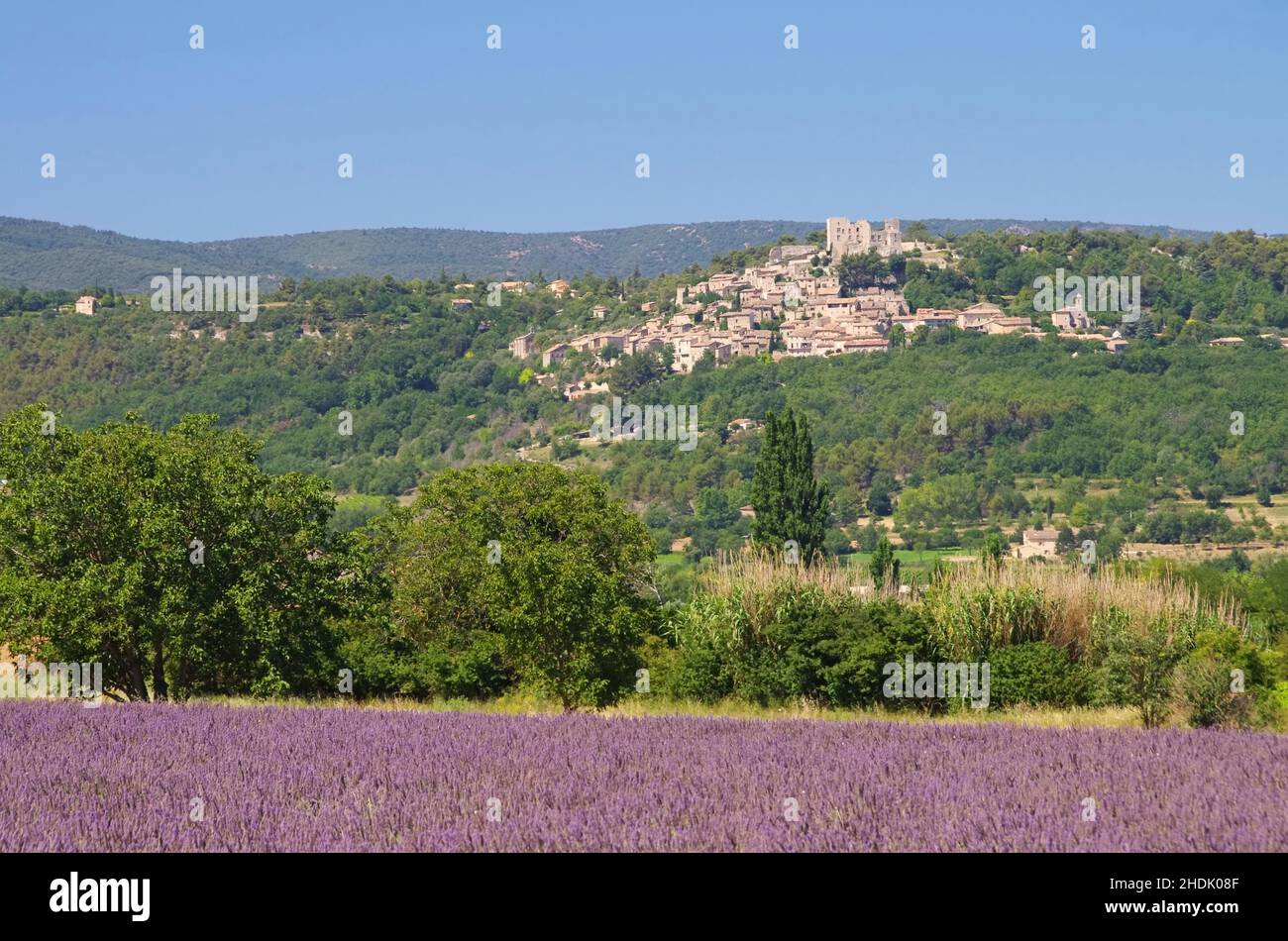 southern france, lacoste, south of france, southern frances Stock Photo