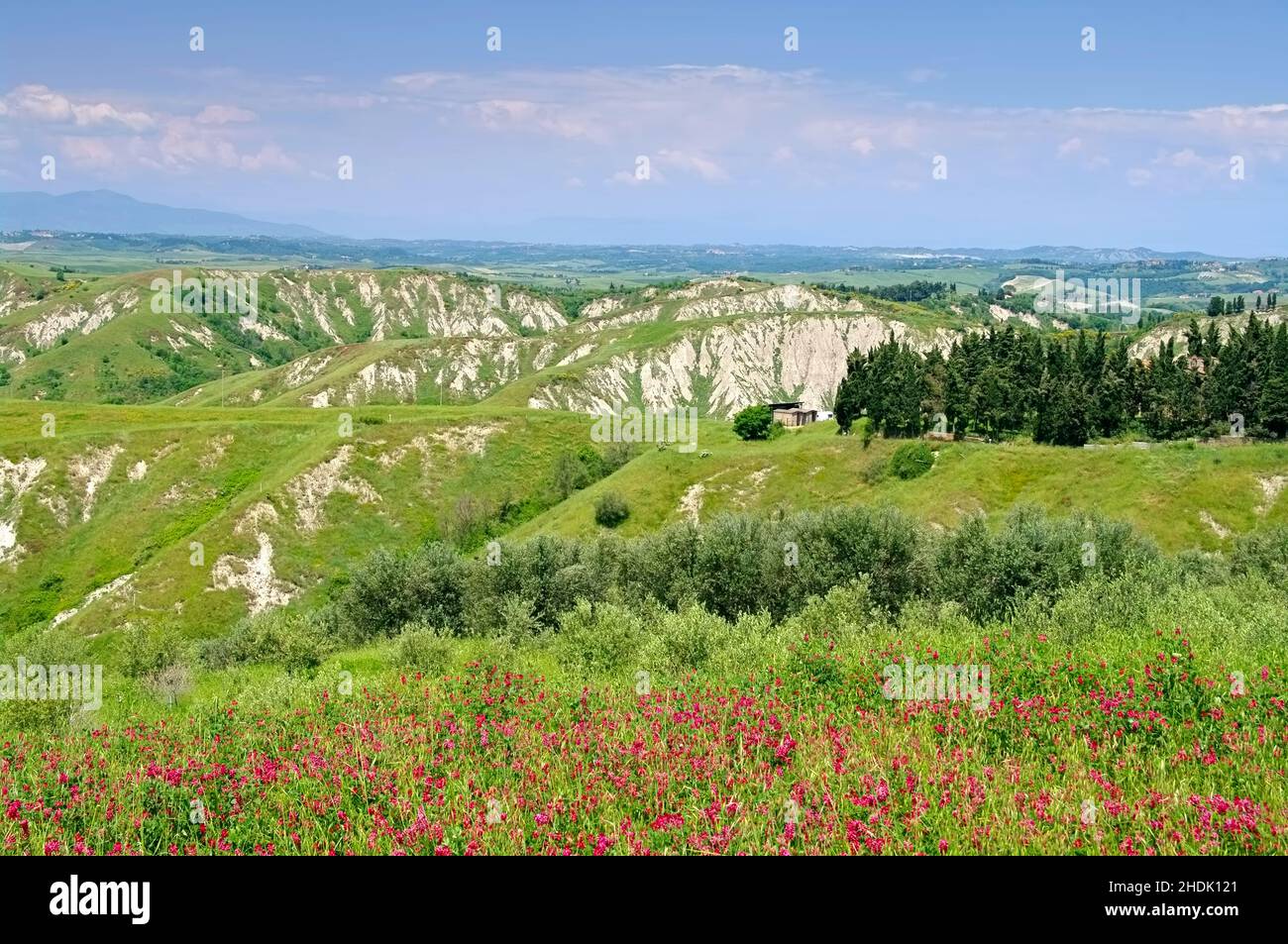 erosion, tuscany, crete senesi, erosions, tuscanies, crete senesis Stock Photo