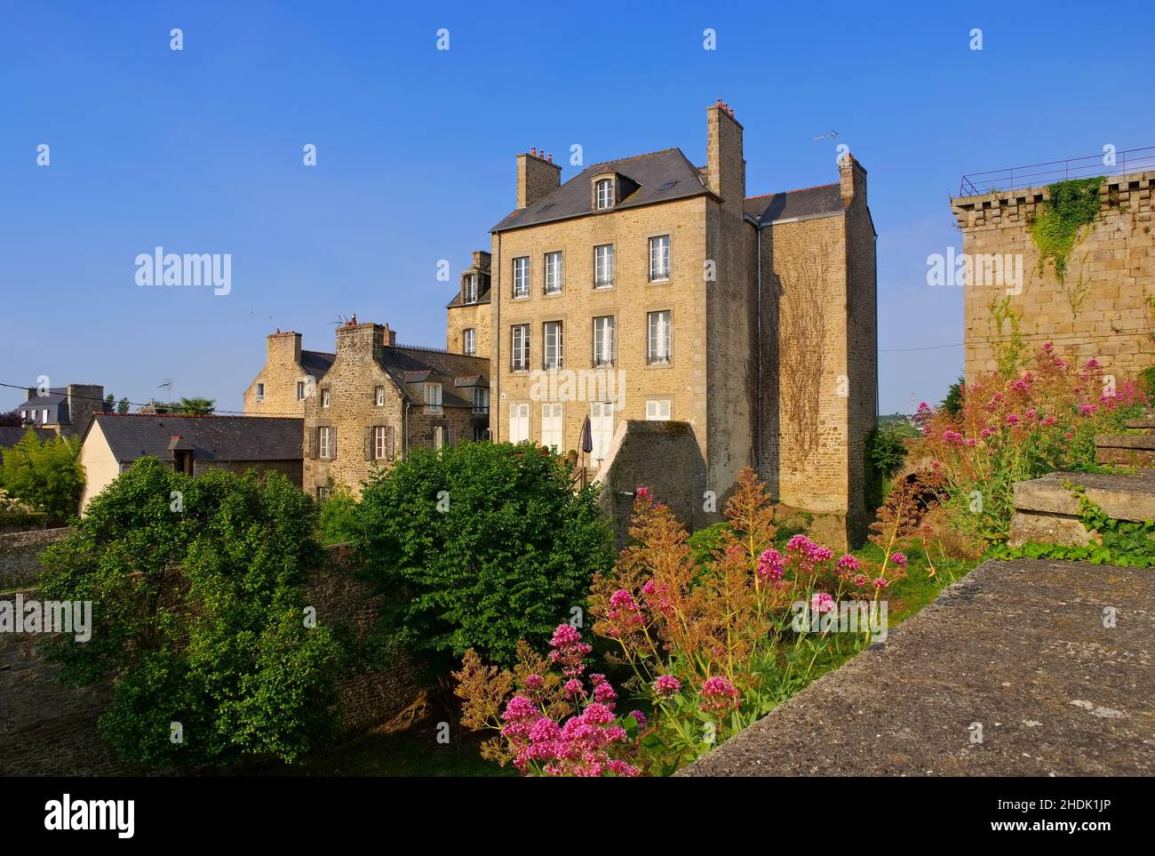 old town, dinan, old towns, dinans Stock Photo Alamy