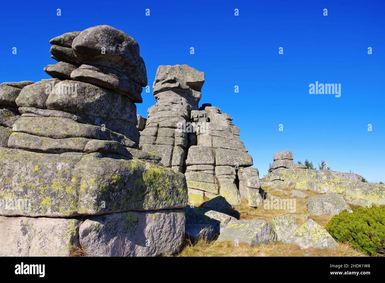 rock formation, krkonoše, Maiden Rocks, rock formations, krkono?es Stock Photo Alamy