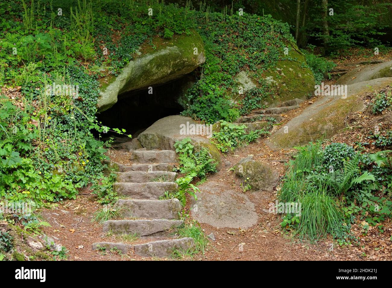 cave, grotto, huelgoat, caves, grottos Stock Photo - Alamy