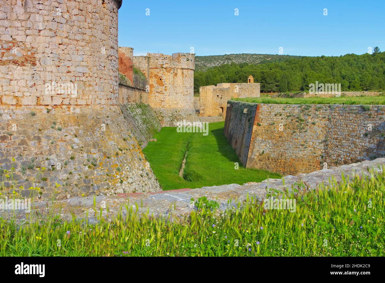 Fort de Salses, salses-le-château Stock Photo