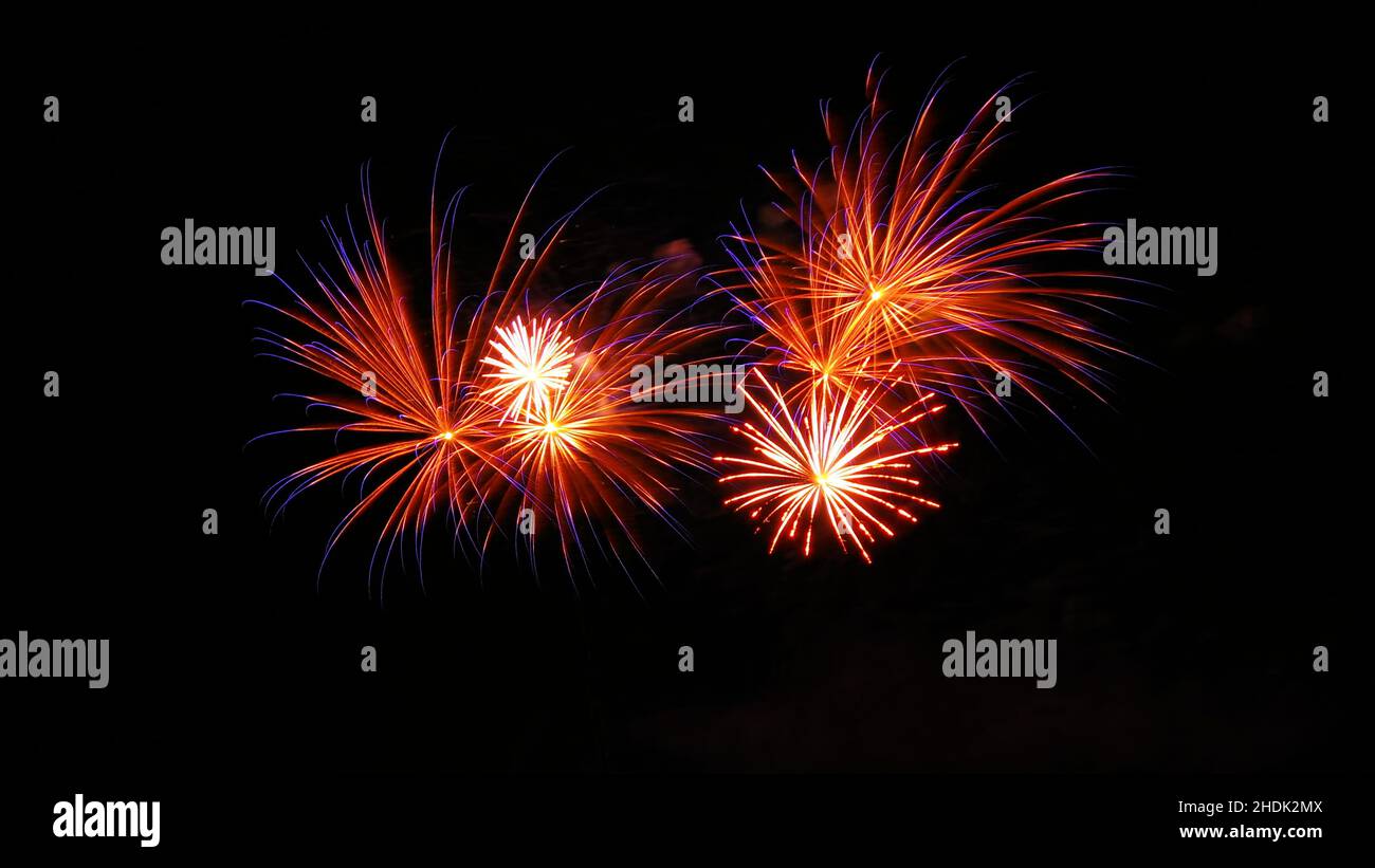 firework display, pyrotechnics, firework displays Stock Photo Alamy