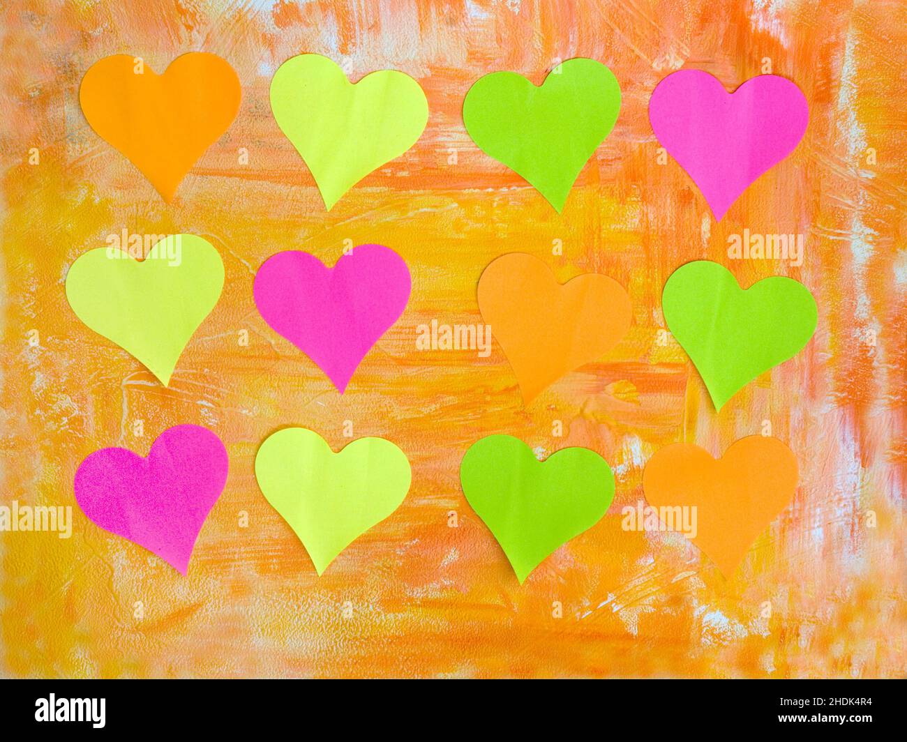 pattern, heart, adhesive note, patterns, hearts, adhesive notes Stock ...