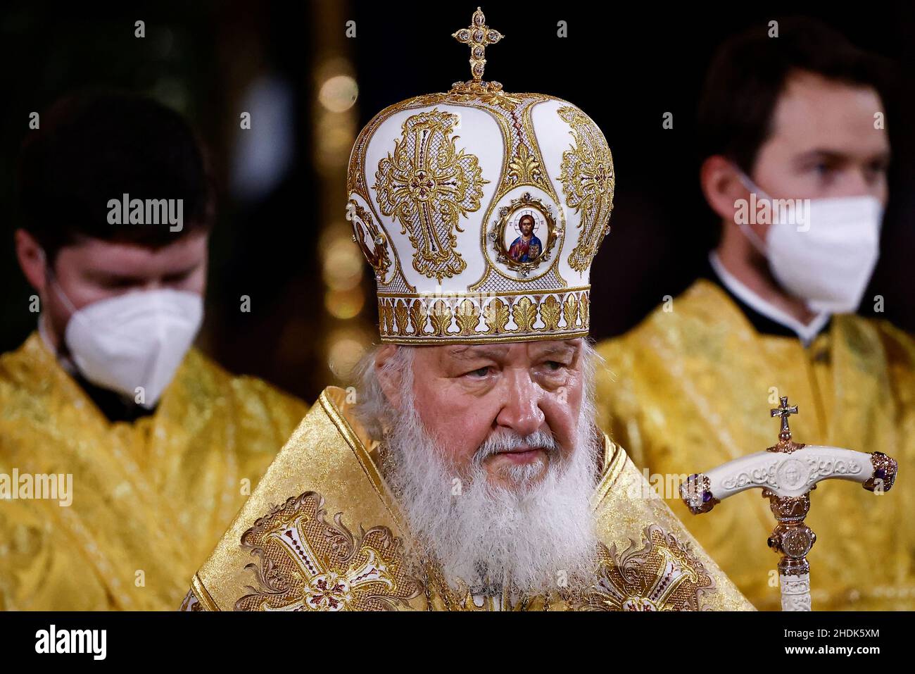 Kirill Christmas Photos 2022 Patriarch Kirill Of Moscow And All Russia Conducts The Orthodox Christmas  Service At The Cathedral Of Christ The Saviour In Moscow, Russia, January  6, 2022. Reuters/Maxim Shemetov Stock Photo - Alamy