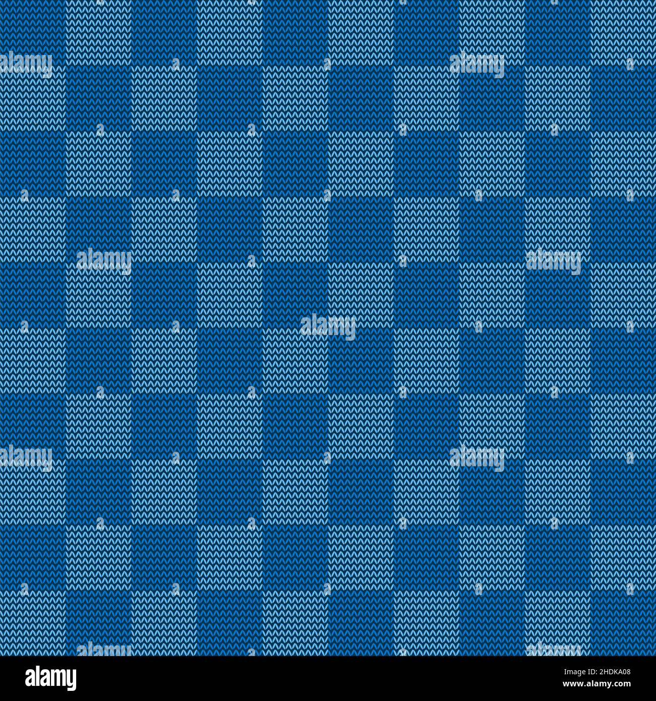 Seamless knitted geometric pattern, vector illustration Stock Vector