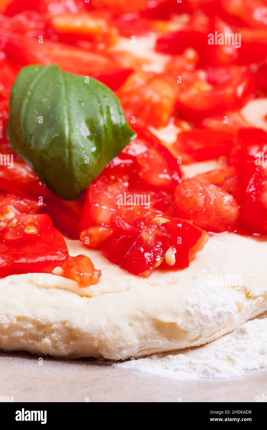 tomato sauce, pizza, tomato sauces, pizzas Stock Photo Alamy