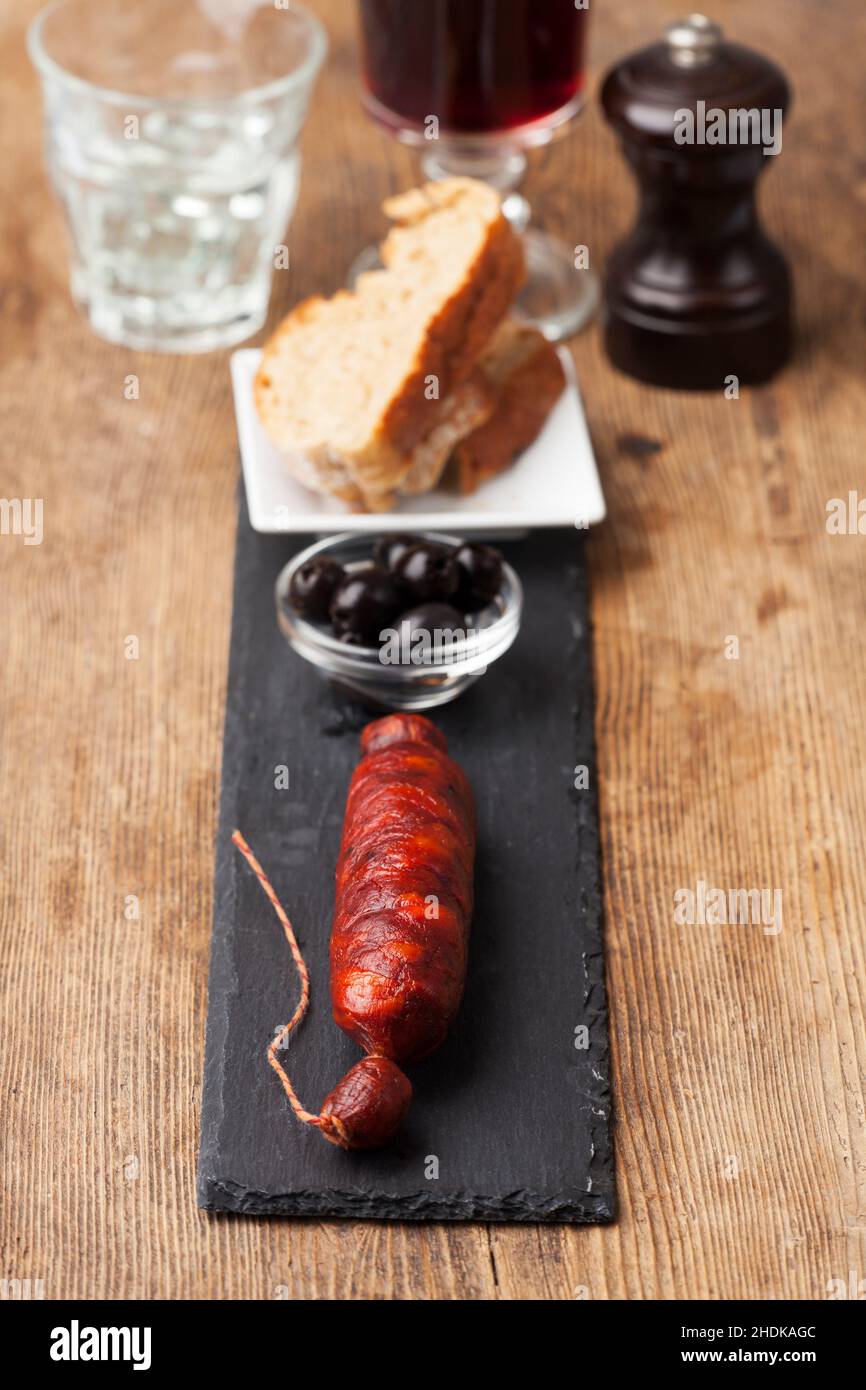 appetizer, chorizo, appetizers, chorizos Stock Photo Alamy