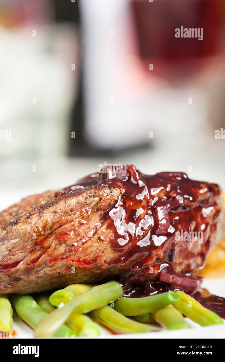 beef steak, beef, gravy, beef steaks, beefs, gravies Stock Photo Alamy