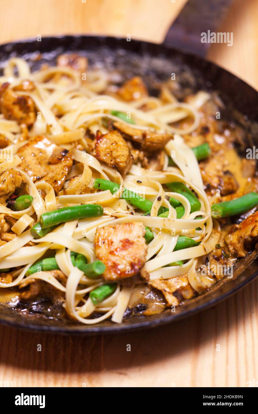 chicken, pasta, meal, chickens, pastas, meals Stock Photo - Alamy