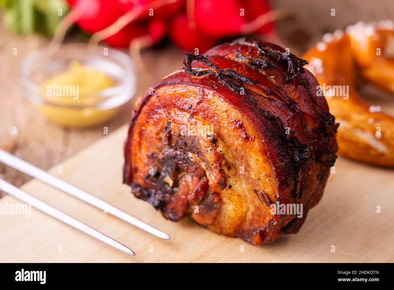 roll roast, roast pork rolls, roll roasts Stock Photo Alamy
