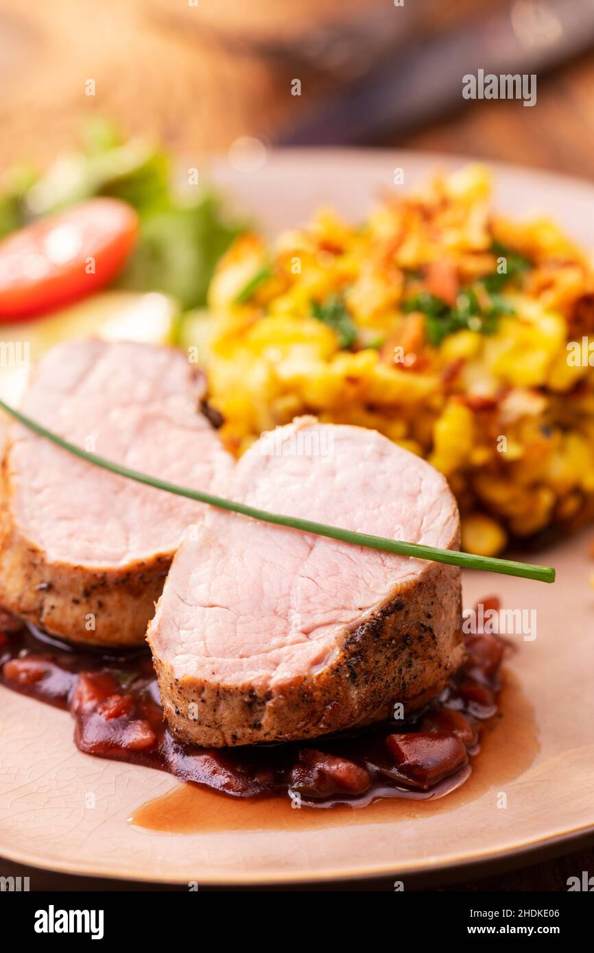 pork filet, pork filets Stock Photo - Alamy