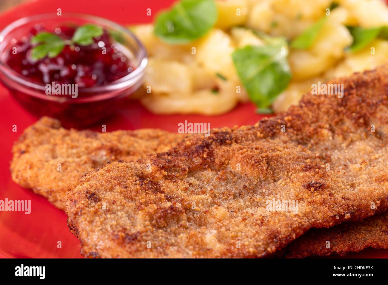 potato salad, cutlet, wiener schnitzel, potato salads, cutlets, wiener ...