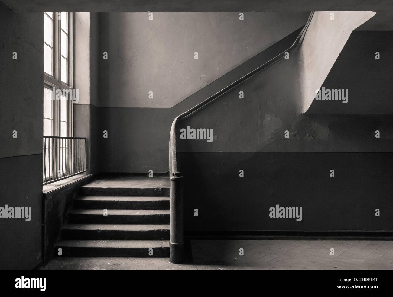 silent staircase Stock Photo