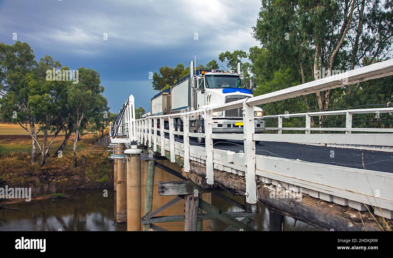 bridge, australia, truck, macquarie river, rawsonville bridge, bridges