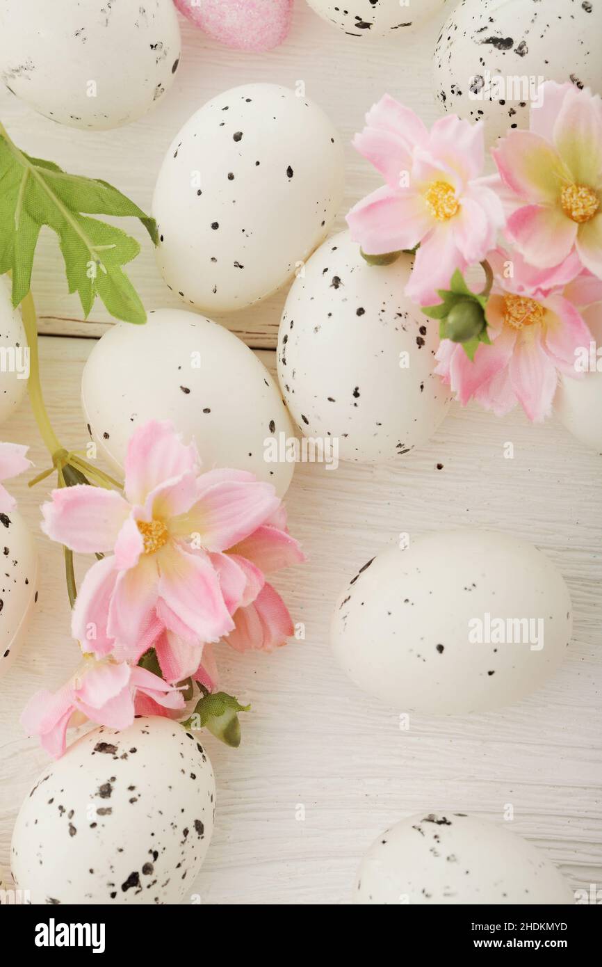 quail, spring decoration, quails, spring decorations Stock Photo