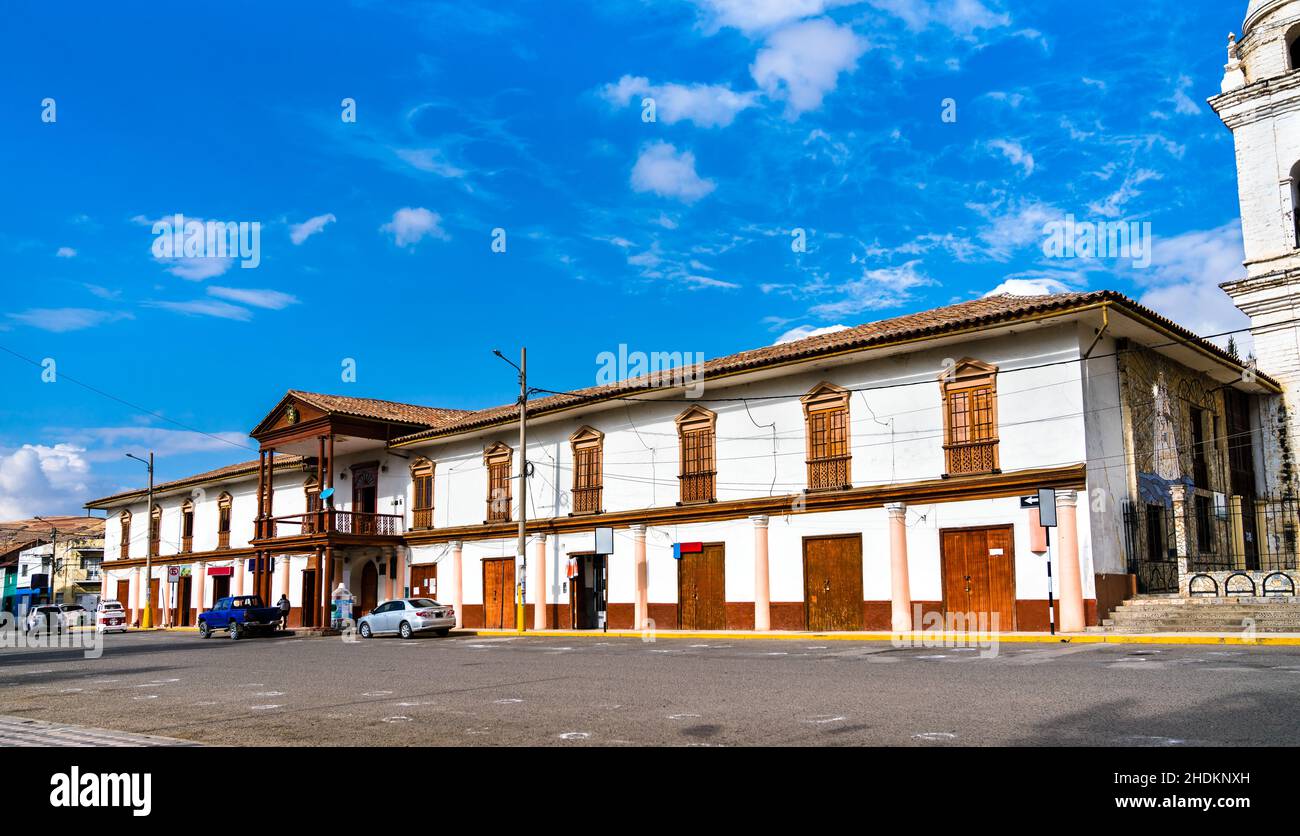 Town hall of Jauja in Peru Stock Photo Alamy