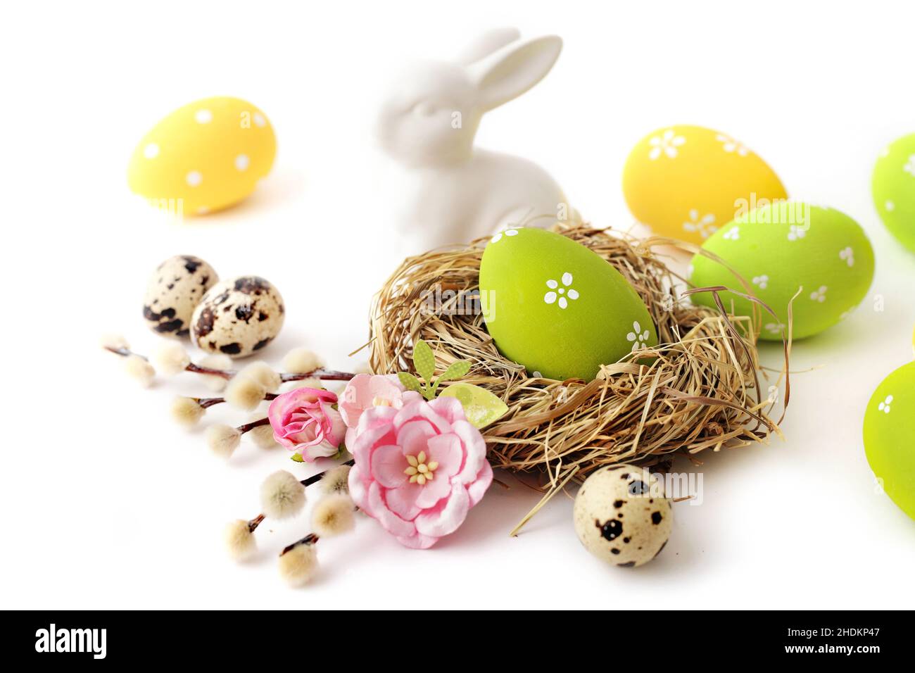 easter nest, easter bunny, easter eggs, easters, easter bunnies, easter egg Stock Photo