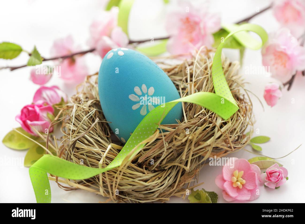 easter, easter nest, easter eggs, easters, easter egg Stock Photo