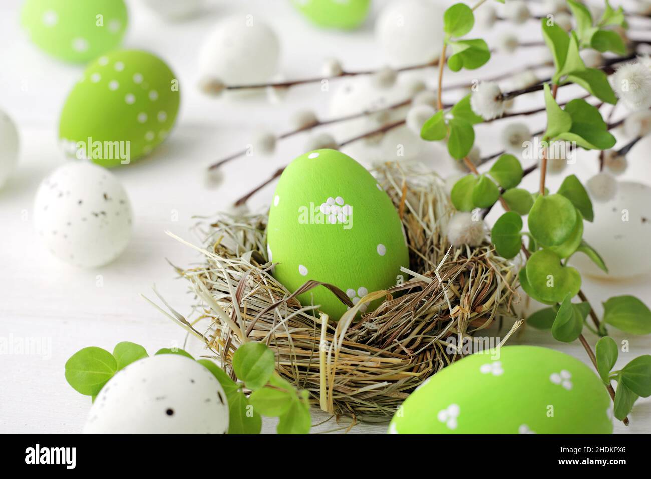 easter nest, easter decoration, easters, easter decorations Stock Photo