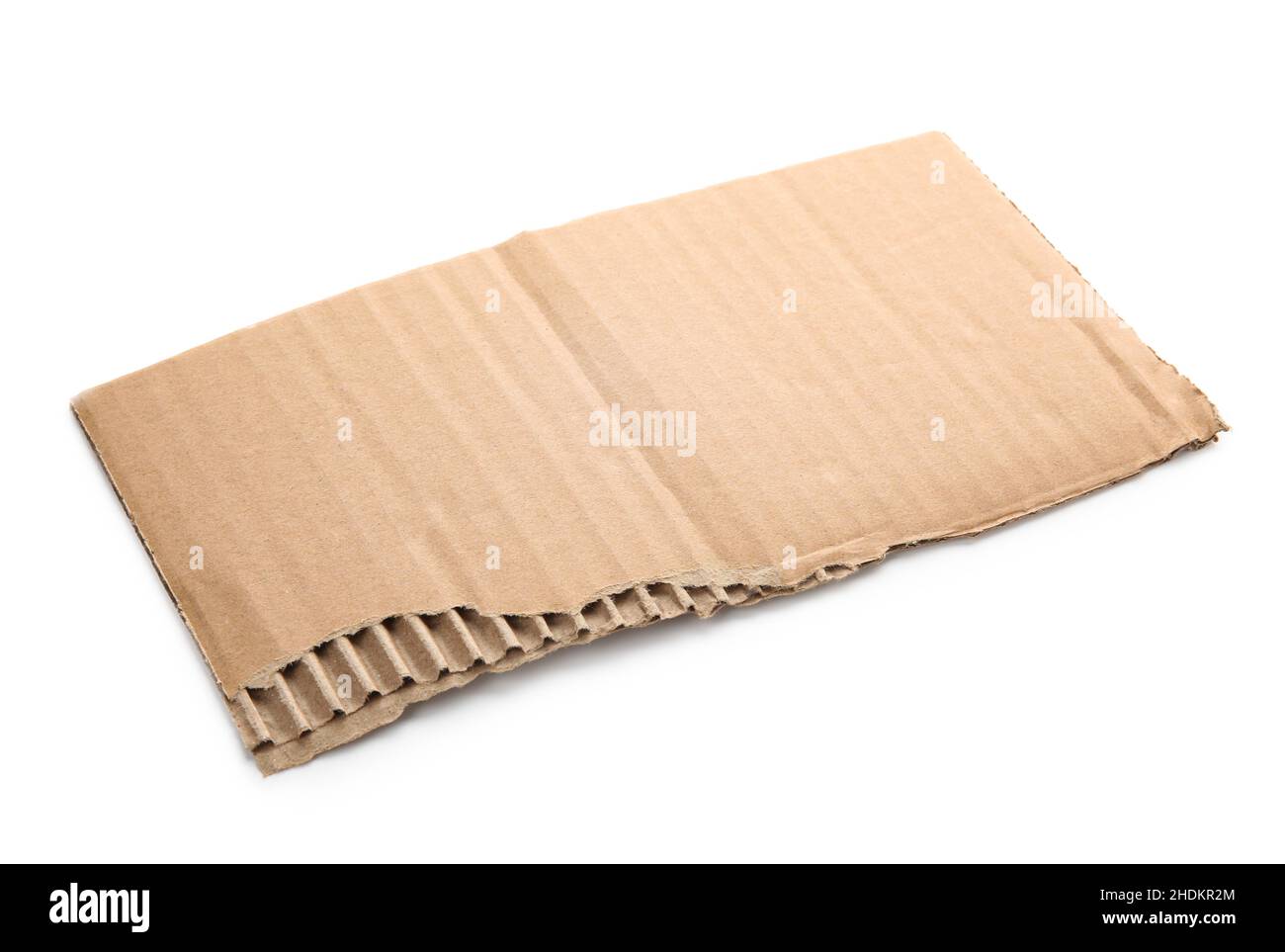 Cardboard paper on white background Stock Photo - Alamy
