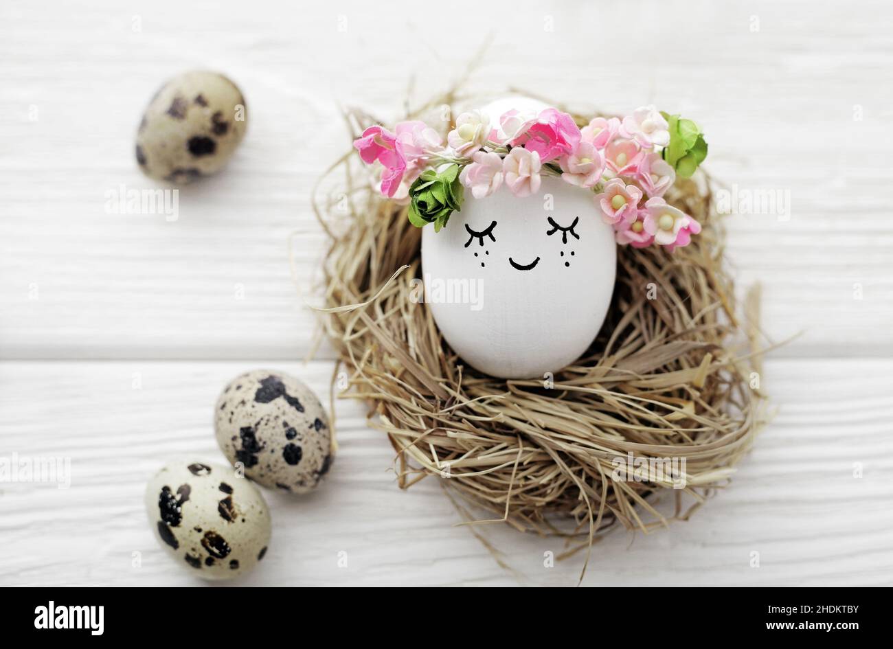easter egg, easter nest, easter decoration, easter eggs, easters, easter decorations Stock Photo