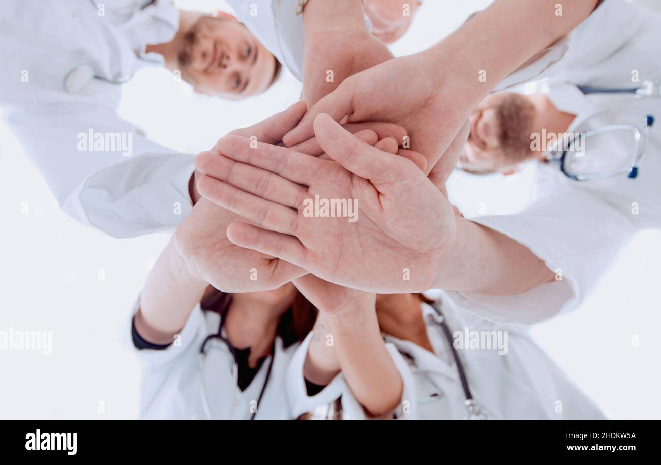 image of a group of diverse medical staff showing their unity Stock ...