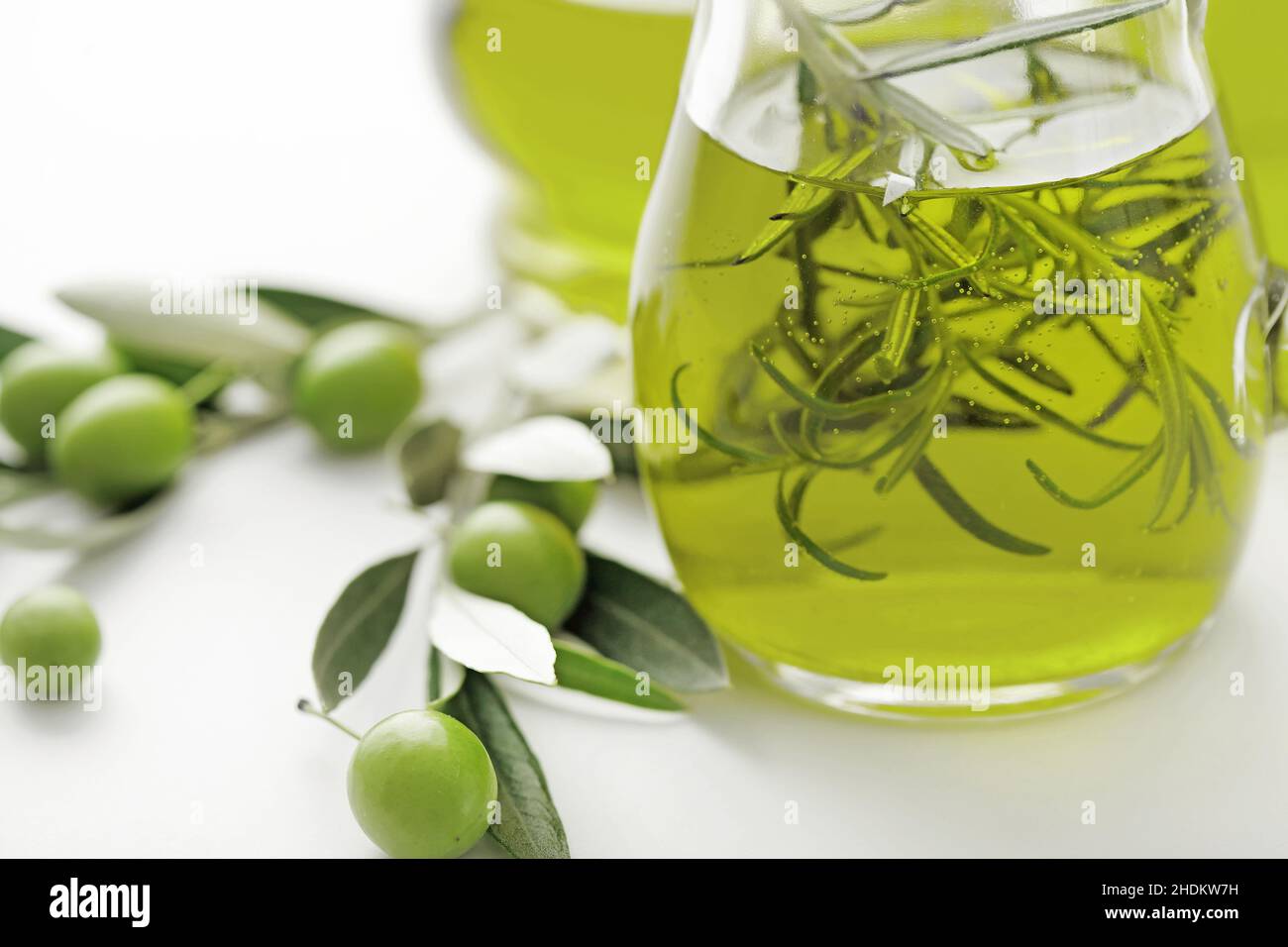olive oil, rosemary, flavored, olive oils, rosemaries, flavoreds Stock