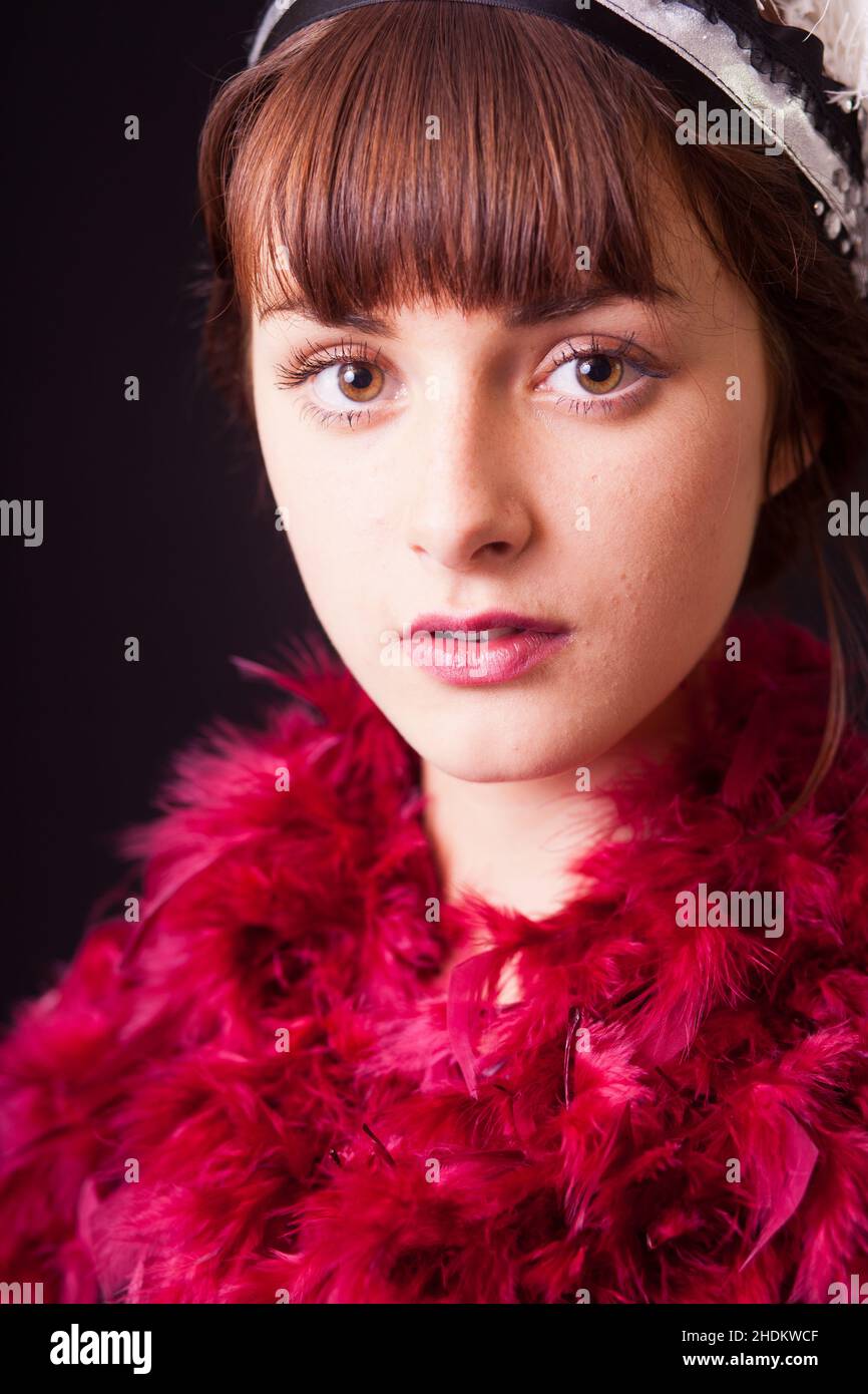 Feather Boa Retro Hi Res Stock Photography And Images Alamy