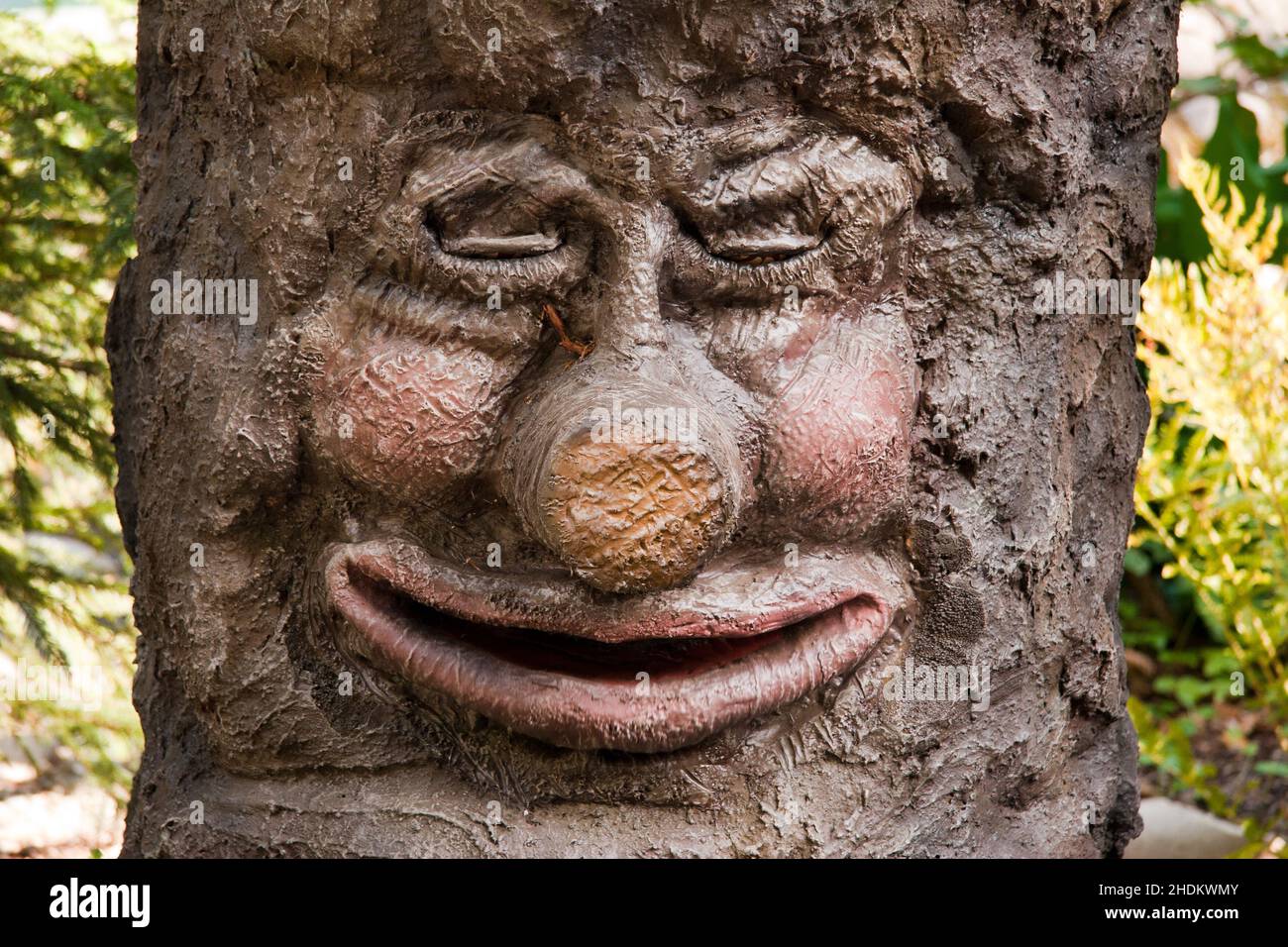 tree trunk, mythical creatures, trunks, mythical creature Stock Photo