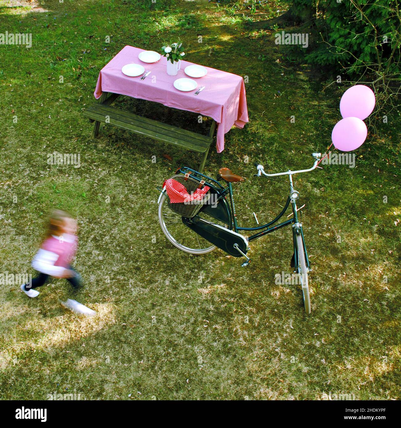 garden, picnic, dutch bike, gardens, picnics, dutch, dutch bikes Stock