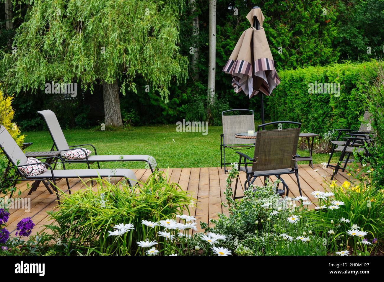 garden furniture, patio, garden furnitures, patios Stock Photo Alamy