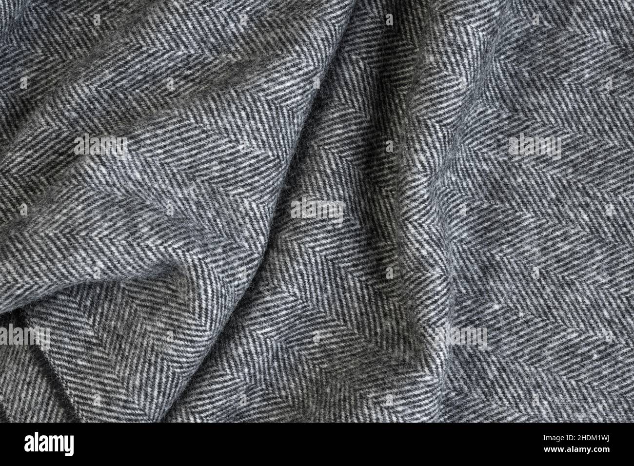 herringbone, river tweed, wool fabric, herringbones, tweed Stock Photo