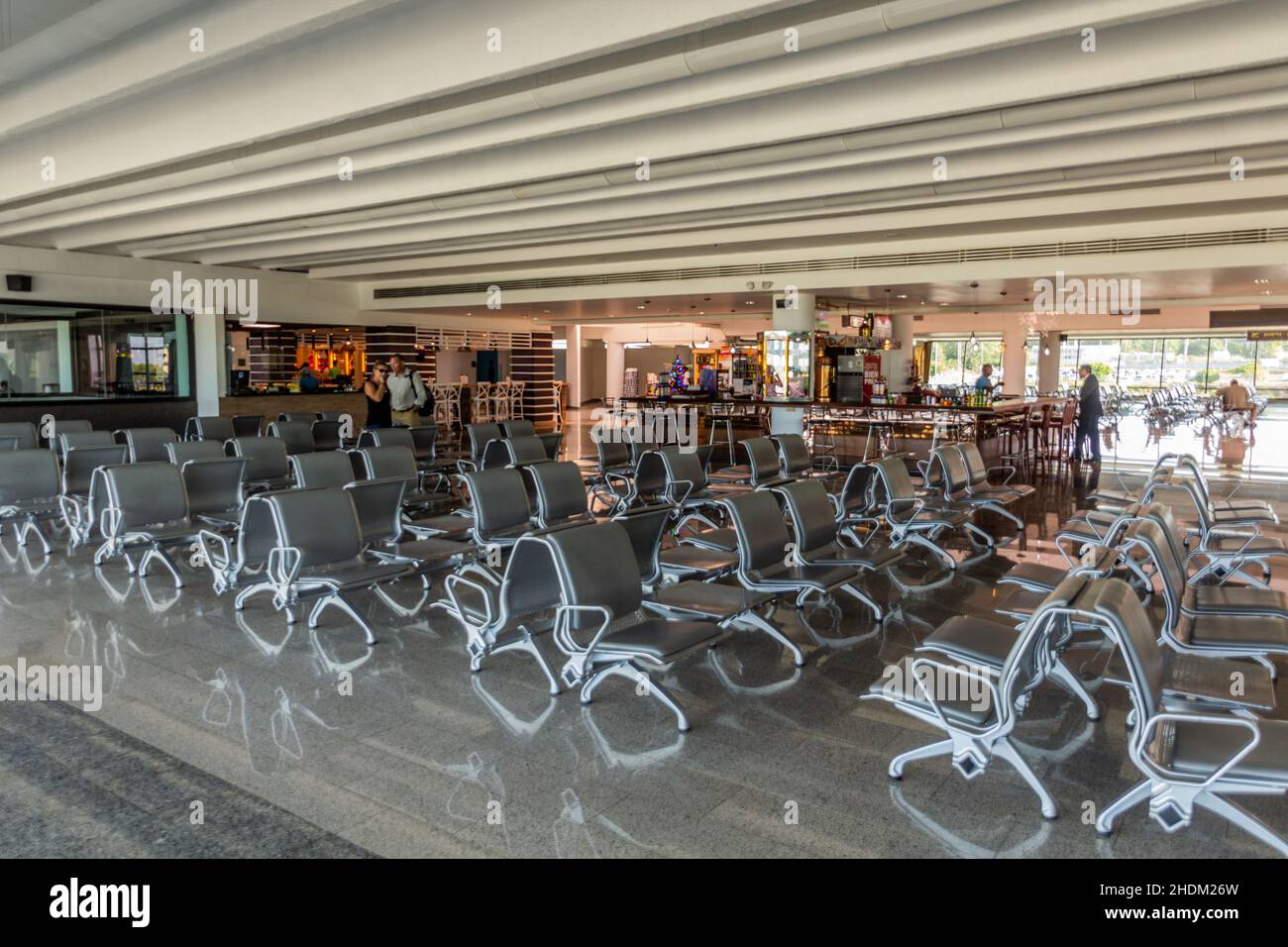 PUERTO PLATA, DOMINICAN REPUBLIC - DECEMBER 16, 2018: Gregorio Luperon International Airport in Puerto Plata, Dominican Republic Stock Photo