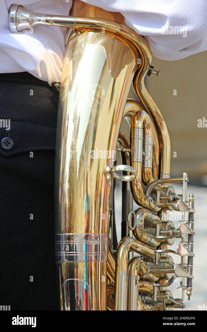 wind instrument, tuba, wind instruments, tubas Stock Photo Alamy