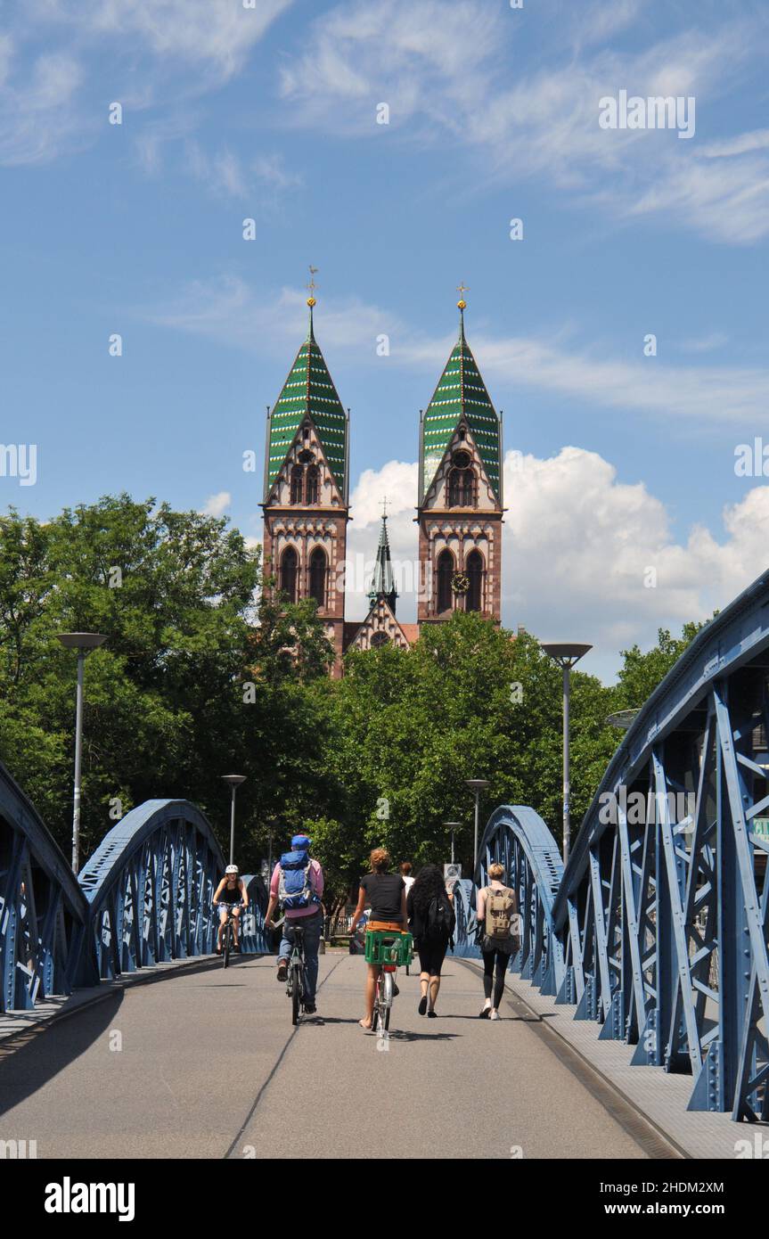 freiburg im breisgau, breisgau, wiwilíbrücke, freiburg im breisgaus, breisgaus Stock Photo