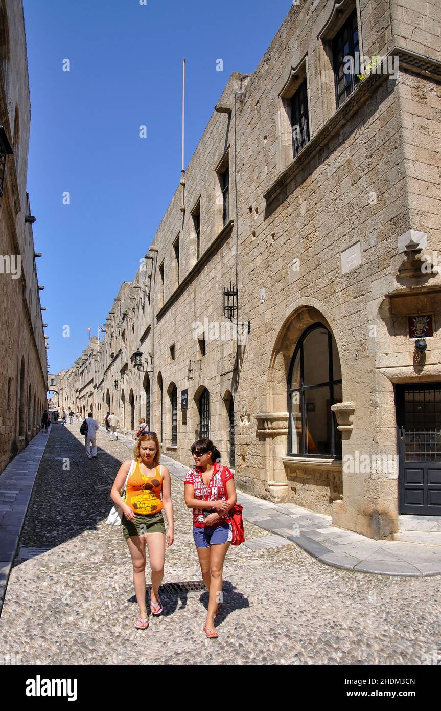 Street of the Knights, Old Town, City of Rhodes, Rhodes, Dodecanese