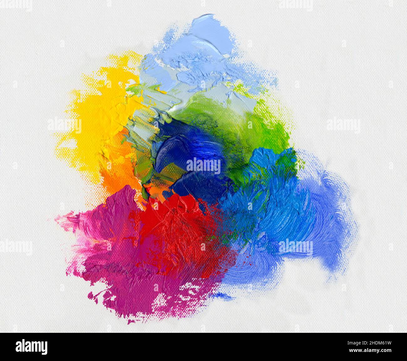 multi colored, oil paint, multi coloreds, oil paints Stock Photo - Alamy