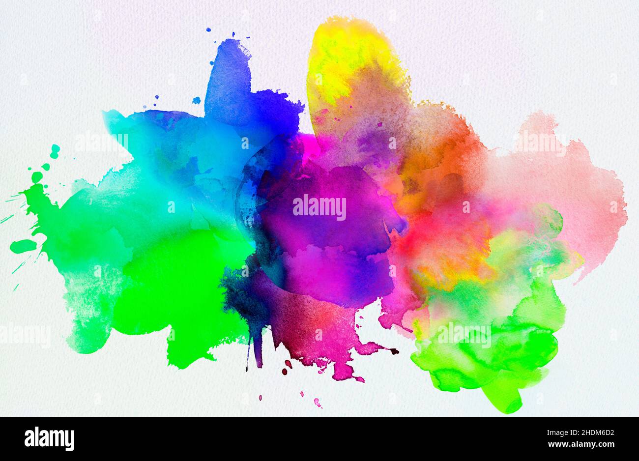 colour, multi colored, watercolor painting, blob, colours, multi ...