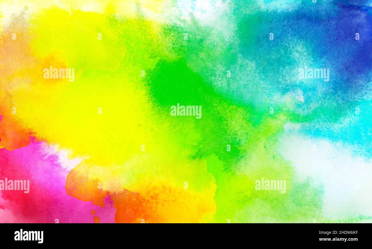 multi colored, blob, multi coloreds, blobs, paint splat Stock Photo